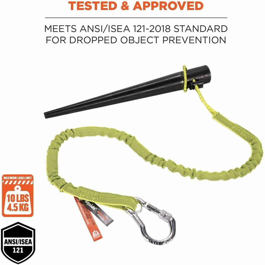 Ergodyne 3100 Extended Single Carabiner Tool Lanyard