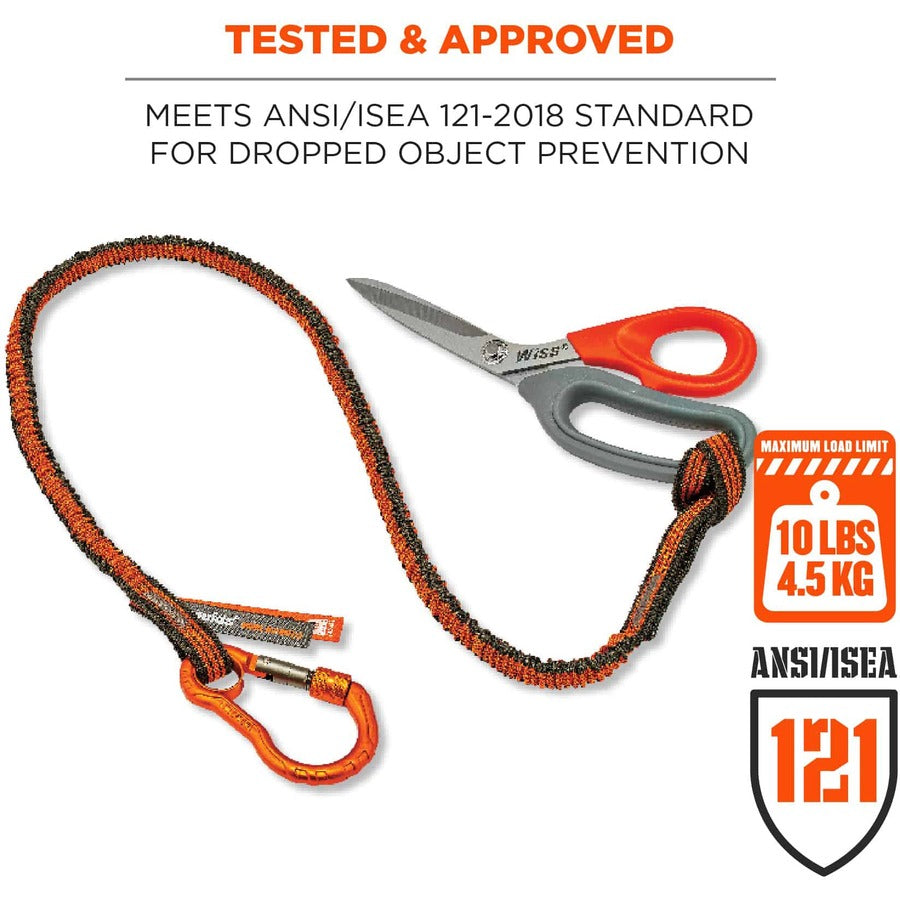 Ergodyne 3100F(x) Tool Lanyard Single Carabiner - 10lbs