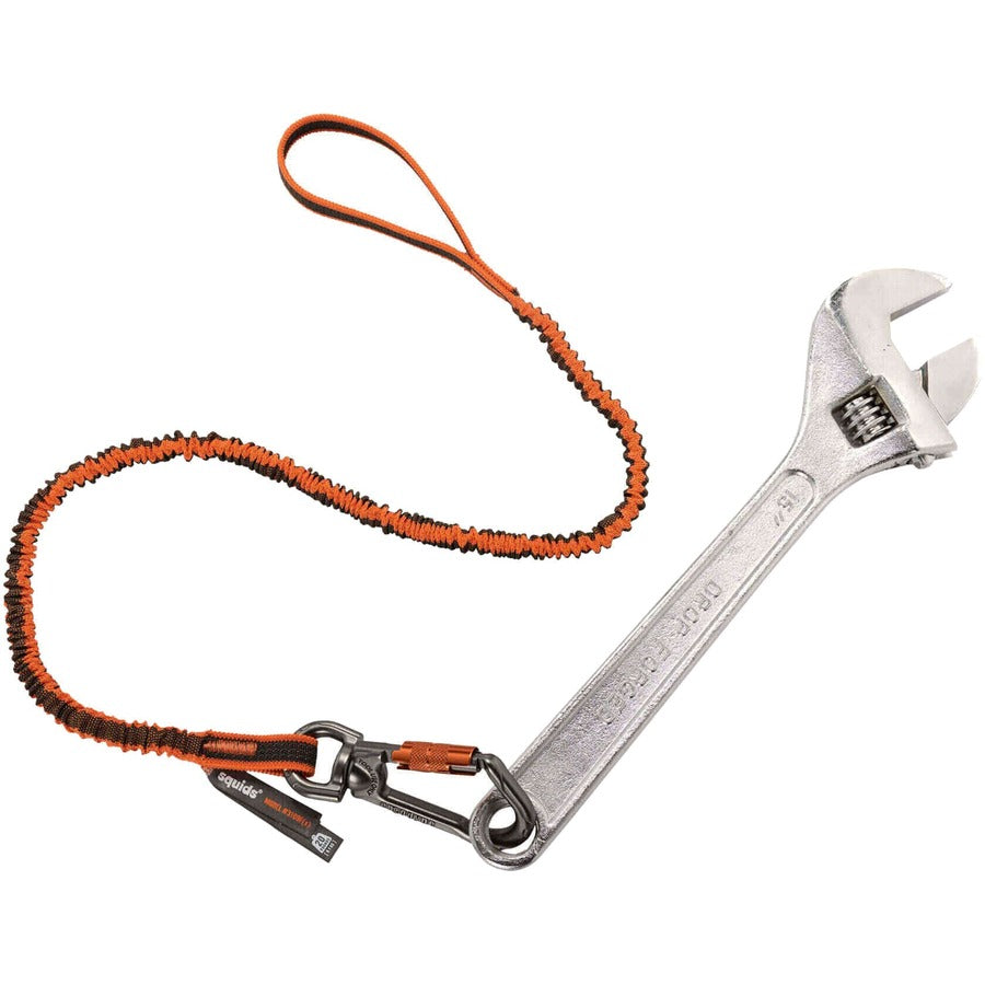 Ergodyne 3109F(x) Dbl-Locking Single Carabiner Tool Lanyard with Swivel - 25lbs