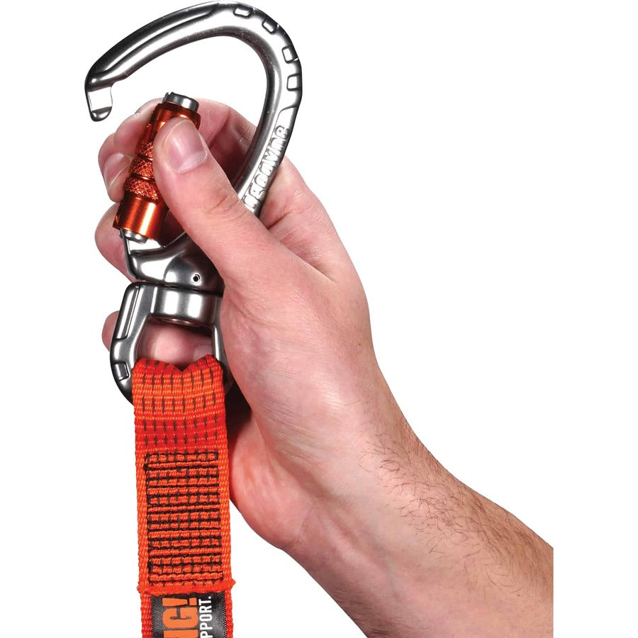 Ergodyne 3149 Tool Lanyard XL - Locking Carabiner + Swivel Carabiner, 80lbs / 36kg