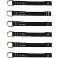 Ergodyne 3700 Web Tool Tether Attachment - D-Ring Tool Tails - 2lbs (6-Pack)