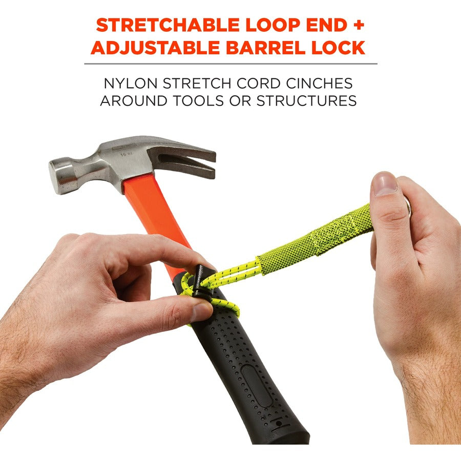 Ergodyne 3703 Elastic Tool Tether Attachment - Loop Tool Tails - 15lbs (3-Pack)