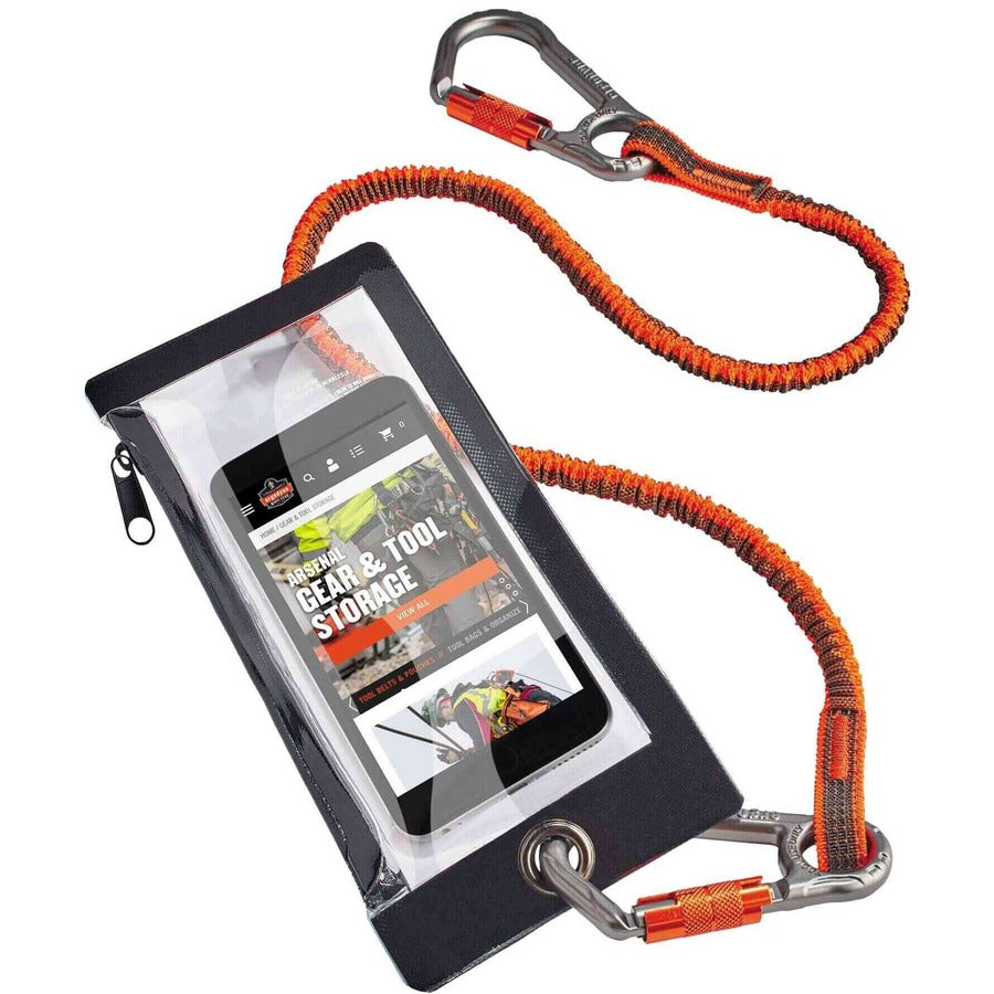 Ergodyne 3760 Plus Clear Phone Pouch and Trap