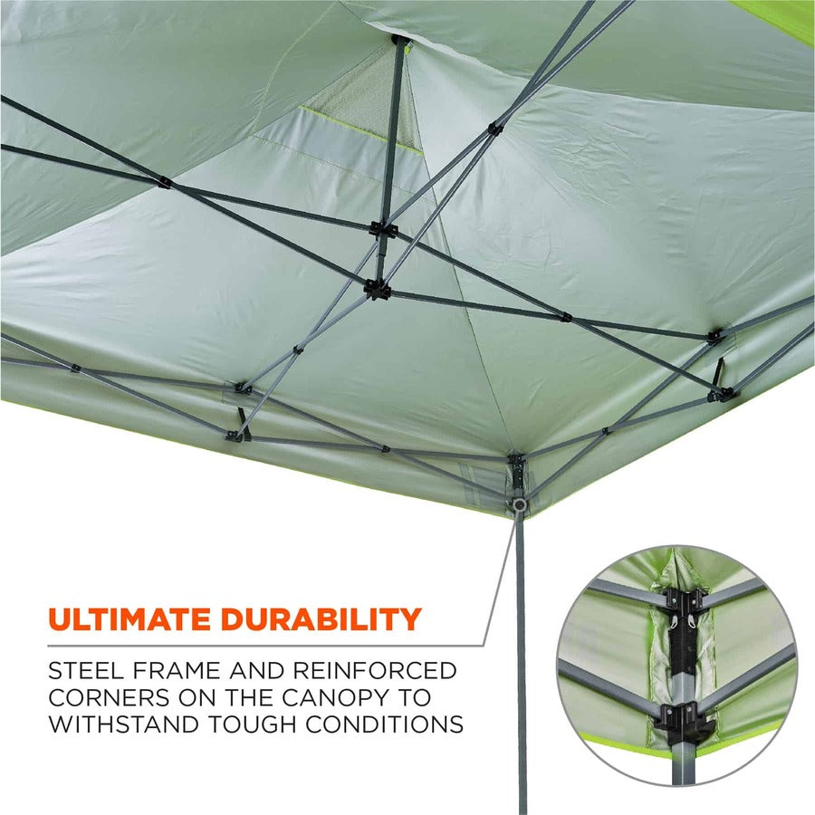 Ergodyne 6000 Heavy-Duty Pop-Up Tent - 10ft x 10ft / 3m x 3m