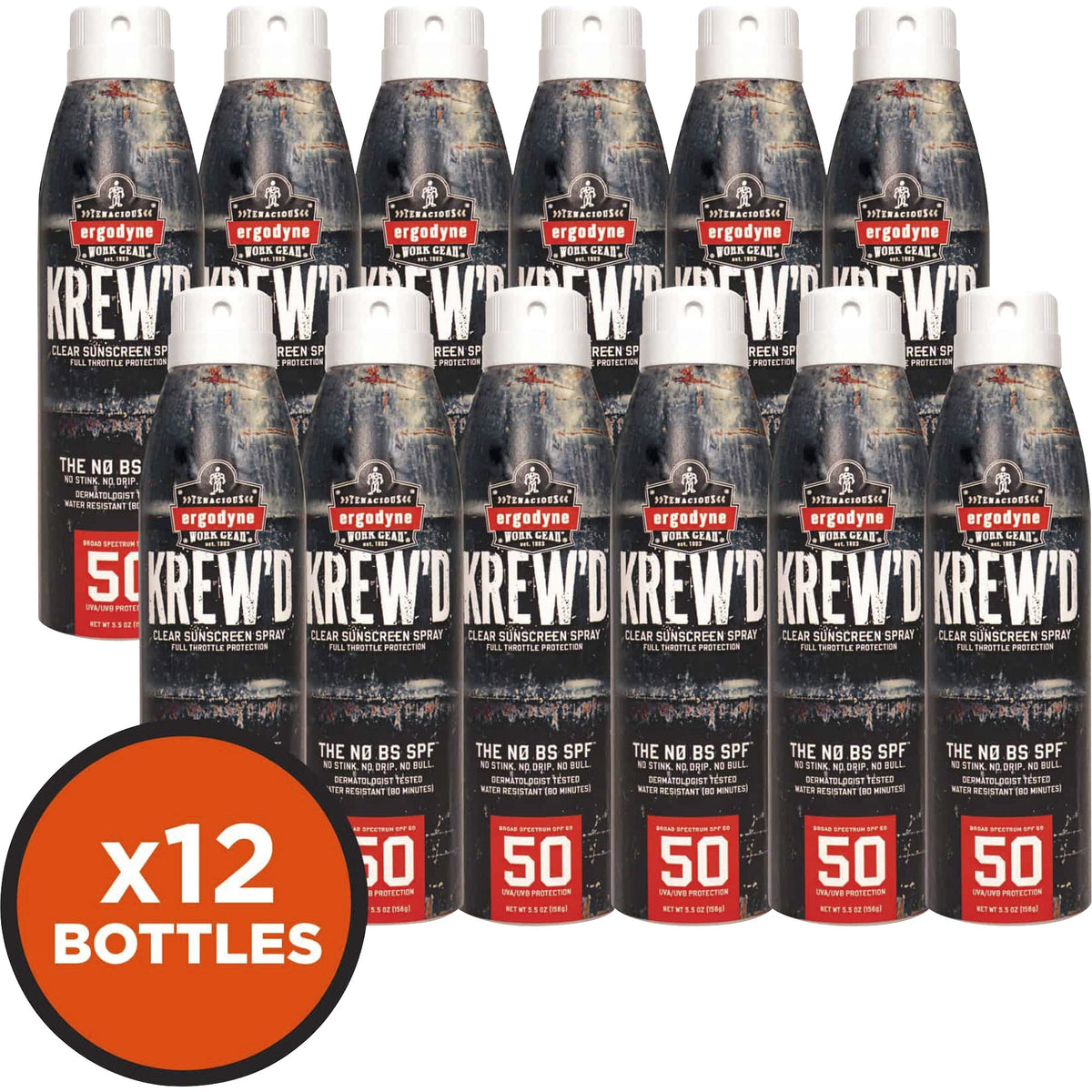 Ergodyne 6353 SPF 50 Sunscreen Spray