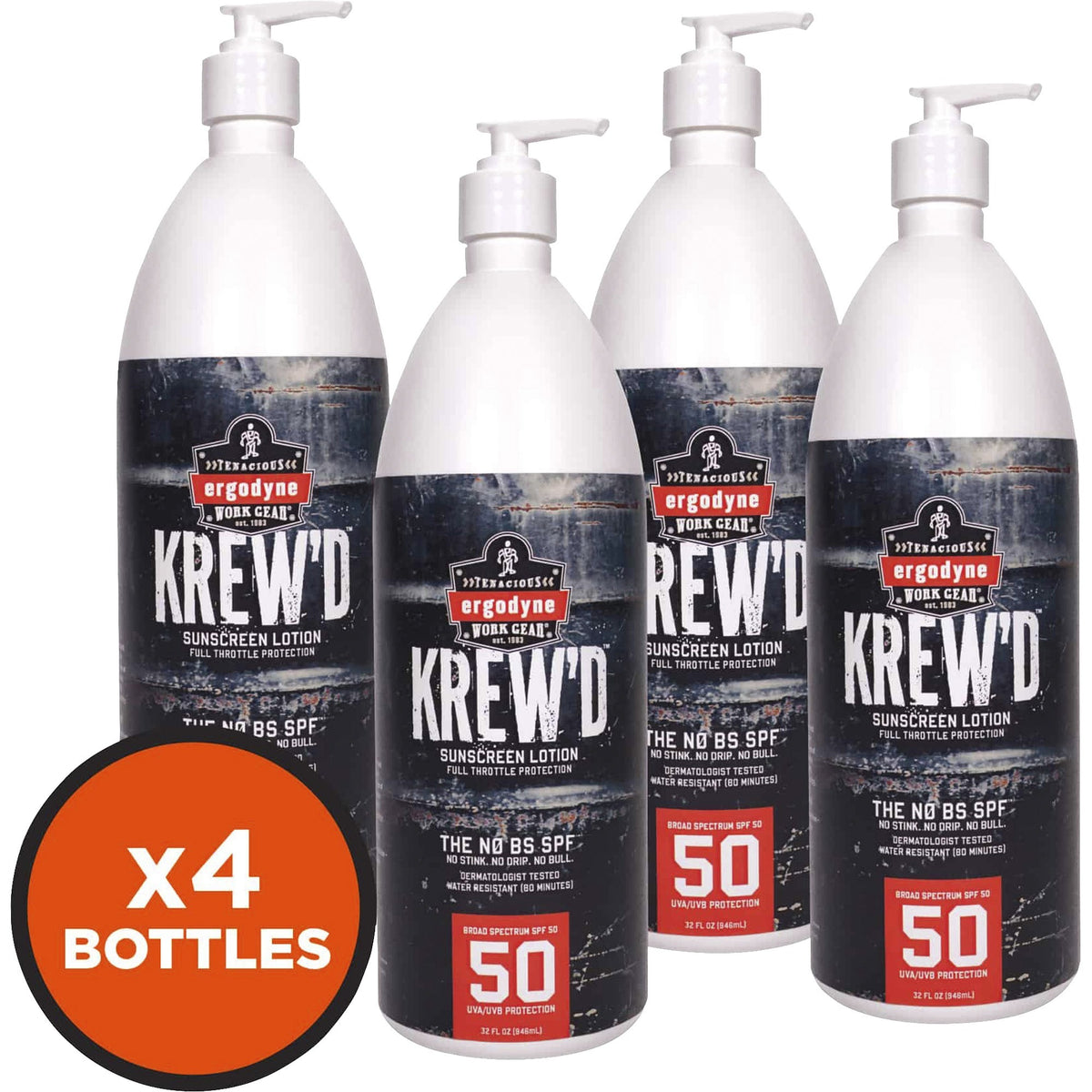 Ergodyne 6355 SPF 50 Sunscreen Lotion