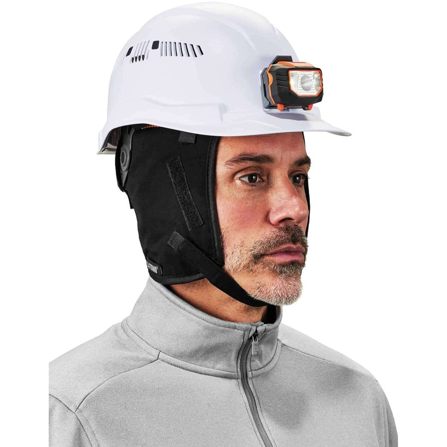 Ergodyne 6860 Winter Hard Hat Liner - 2-Layer, Fleece-Lined, FR Shell, Reg-Length