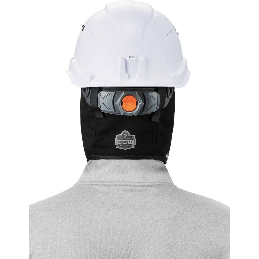 Ergodyne 6860 Winter Hard Hat Liner - 2-Layer, Fleece-Lined, FR Shell, Reg-Length