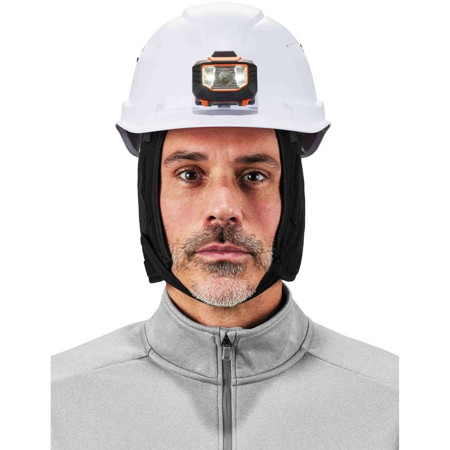 Ergodyne 6860 Winter Hard Hat Liner - 2-Layer, Fleece-Lined, FR Shell, Reg-Length