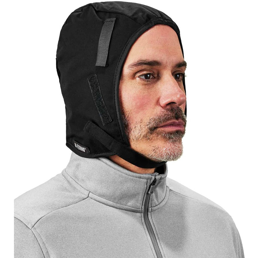 Ergodyne 6860 Winter Hard Hat Liner - 2-Layer, Fleece-Lined, FR Shell, Reg-Length