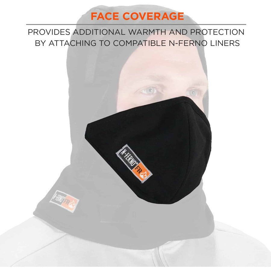 Ergodyne 6872 Thermal FR Mouthpiece - 2-layer, Modacrylic/Cotton Shell
