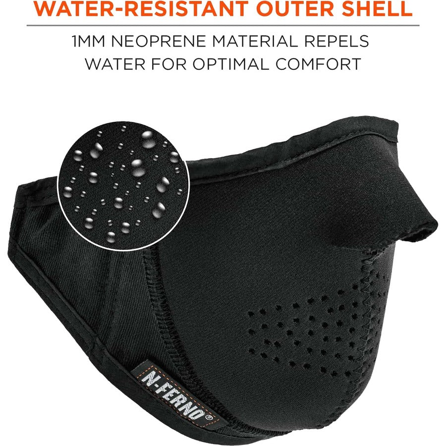 Ergodyne 6874 Thermal Mouthpiece - 2-Layer, Fleece-Lined, Neoprene Shell