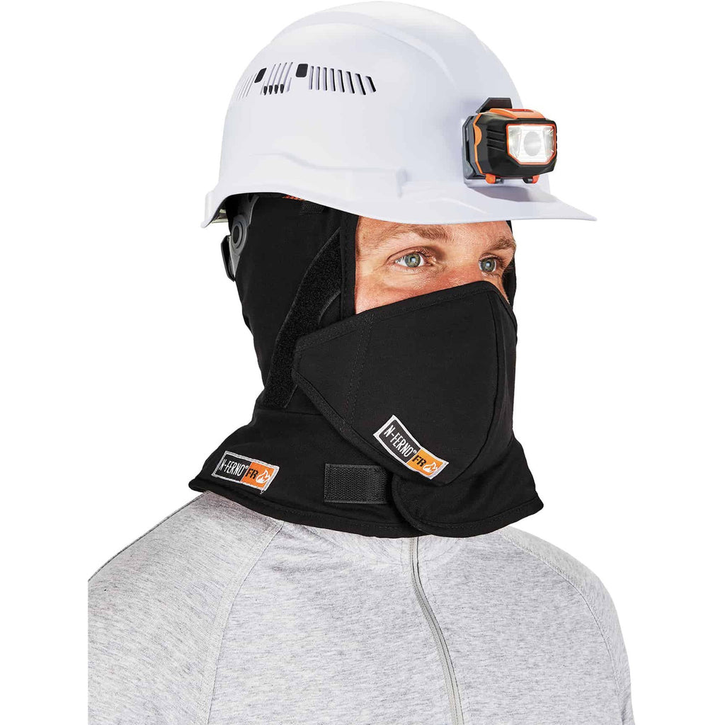 Ergodyne 6876 FR Winter Hard Hat Liner w/ FR Mouthpiece Kit - 2-Layer