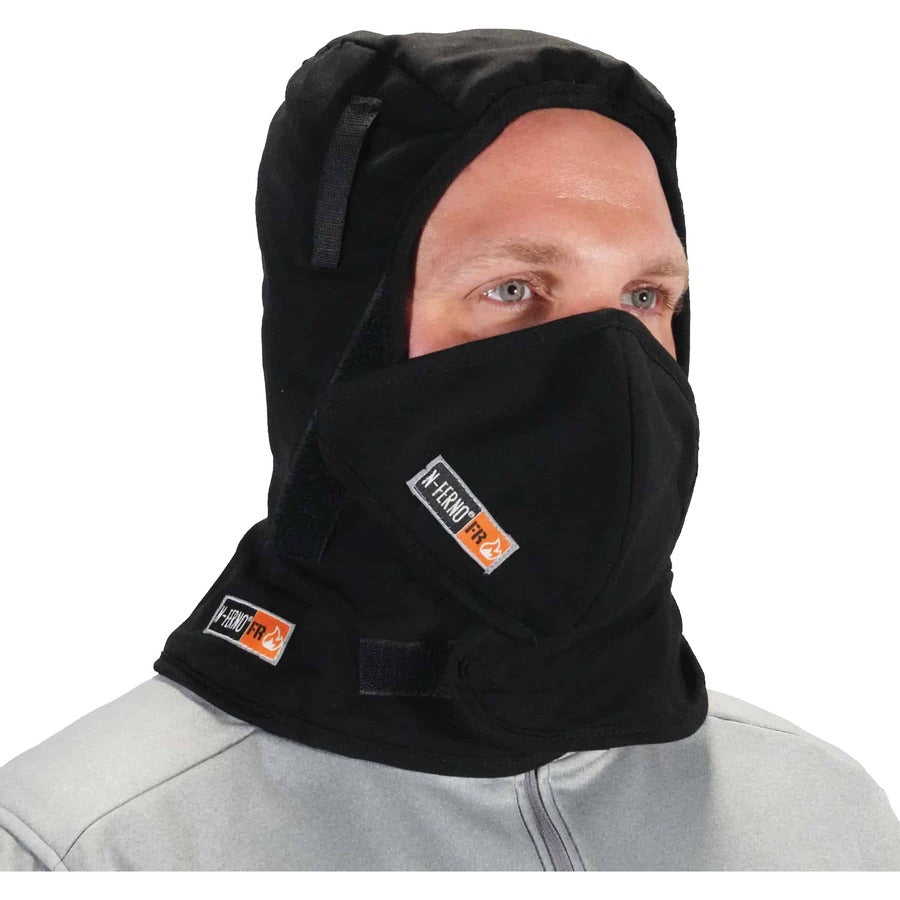 Ergodyne 6876 FR Winter Hard Hat Liner w/ FR Mouthpiece Kit - 2-Layer
