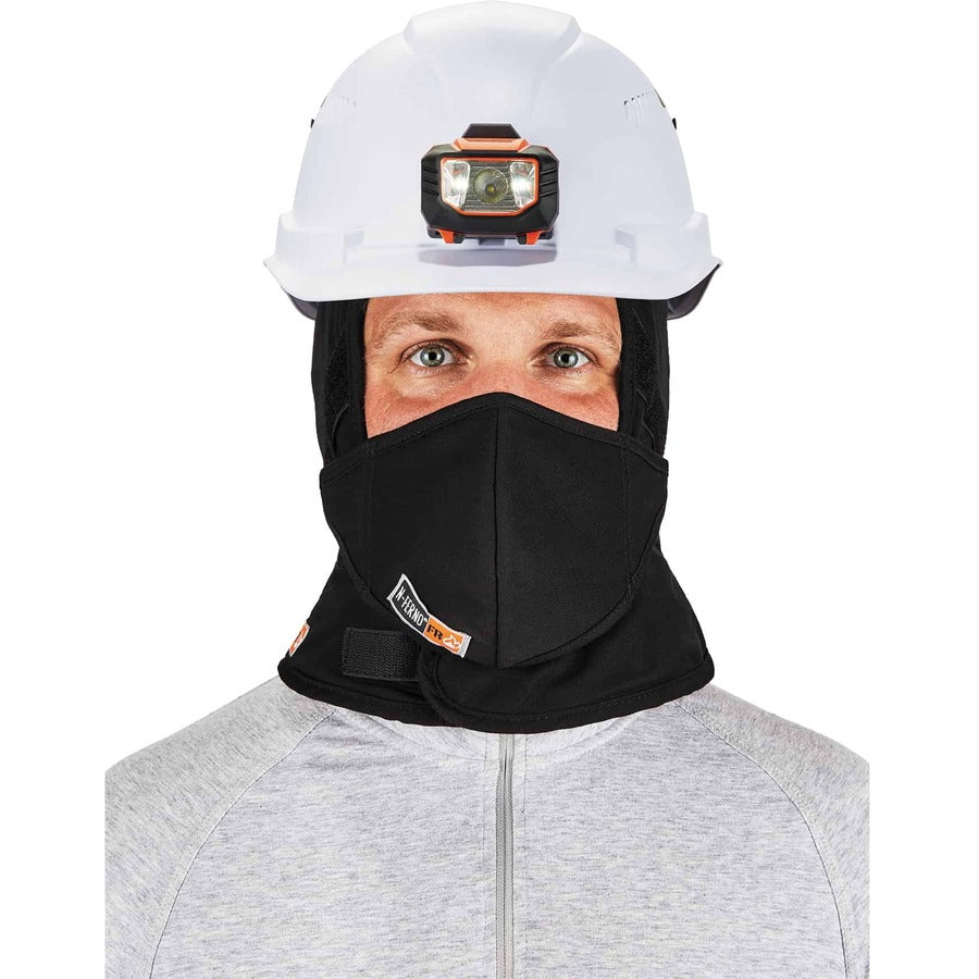 Ergodyne 6876 FR Winter Hard Hat Liner w/ FR Mouthpiece Kit - 2-Layer