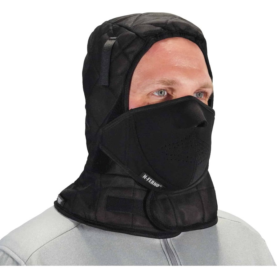 Ergodyne 6878 Winter Hard Hat Liner w/ Neoprene Mouthpiece Kit - 3-Layer