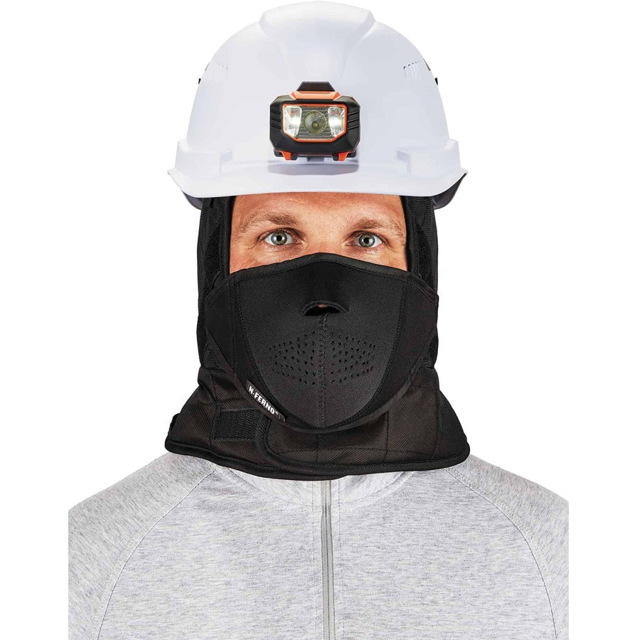 Ergodyne 6878 Winter Hard Hat Liner w/ Neoprene Mouthpiece Kit - 3-Layer