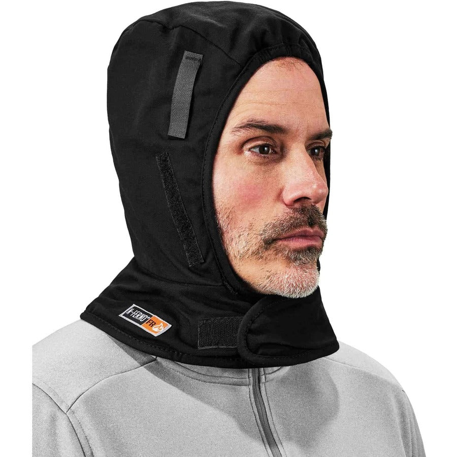 Ergodyne 6882 FR Winter Hard Hat Liner - 2-Layer, Modacrylic/Cotton, Shoulder Length