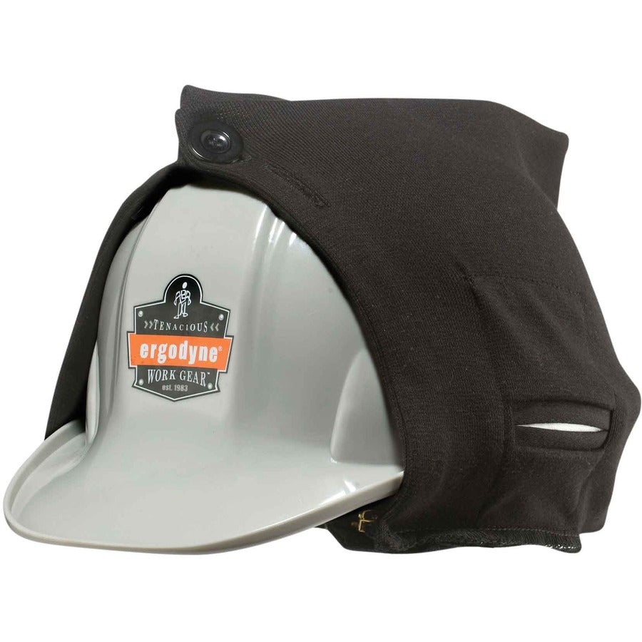 Ergodyne 6885 FR Winter Hard Hat Liner - 2-layer, Zip-Off Cap, Modacrylic/Cotton