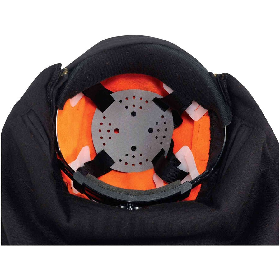 Ergodyne 6885 FR Winter Hard Hat Liner - 2-layer, Zip-Off Cap, Modacrylic/Cotton