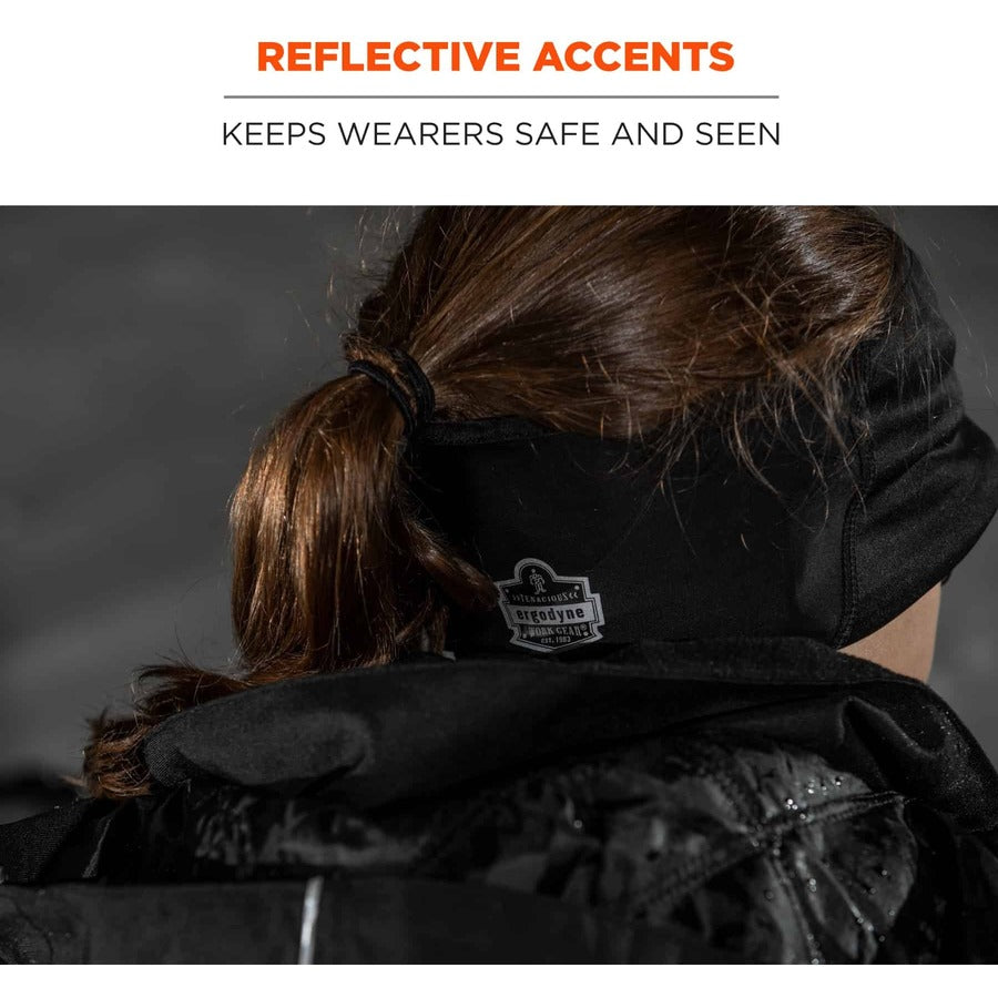 Ergodyne 6887 2-Layer Winter Headband - Fleece, Spandex