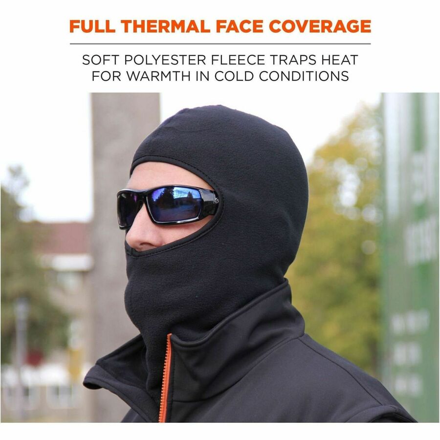 Ergodyne 6893Z Balaclava with Zipper for Bump Cap Insert