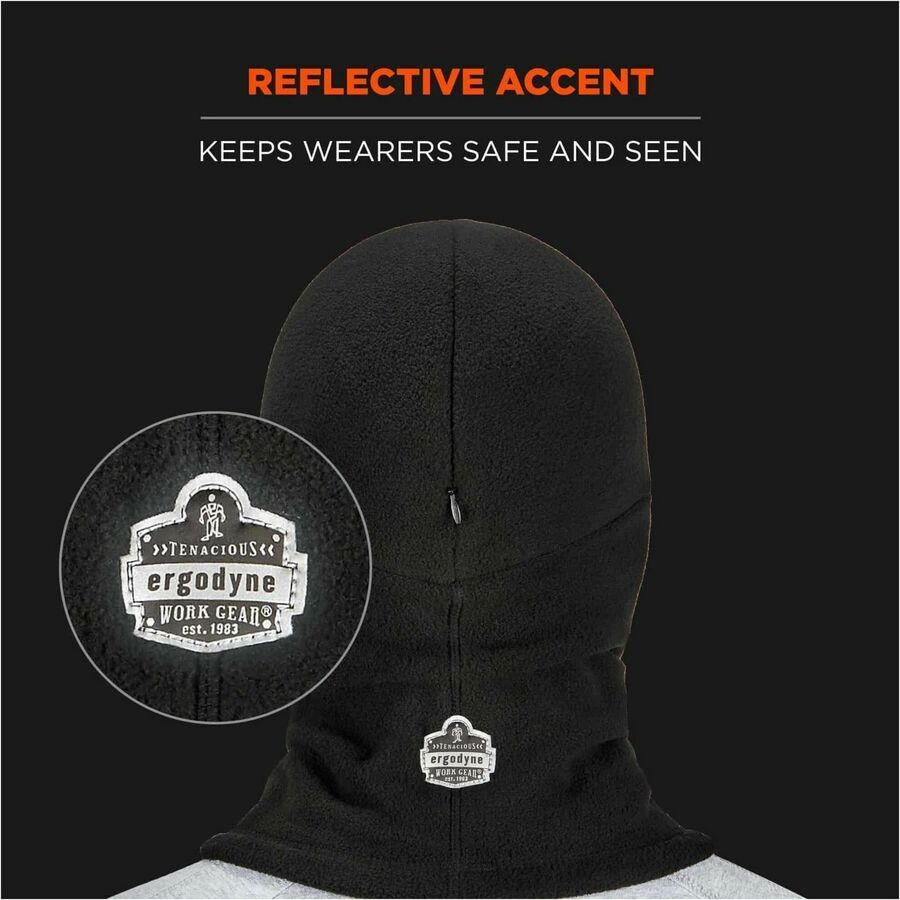Ergodyne 6893Z Balaclava with Zipper for Bump Cap Insert