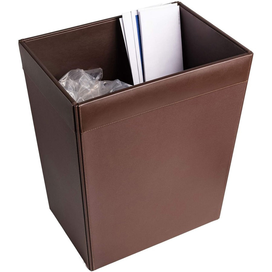 Dacasso Leather Waste Basket