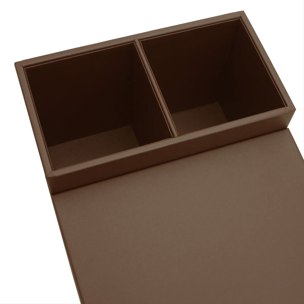 Dacasso Leather Coffee Condiment Organizer
