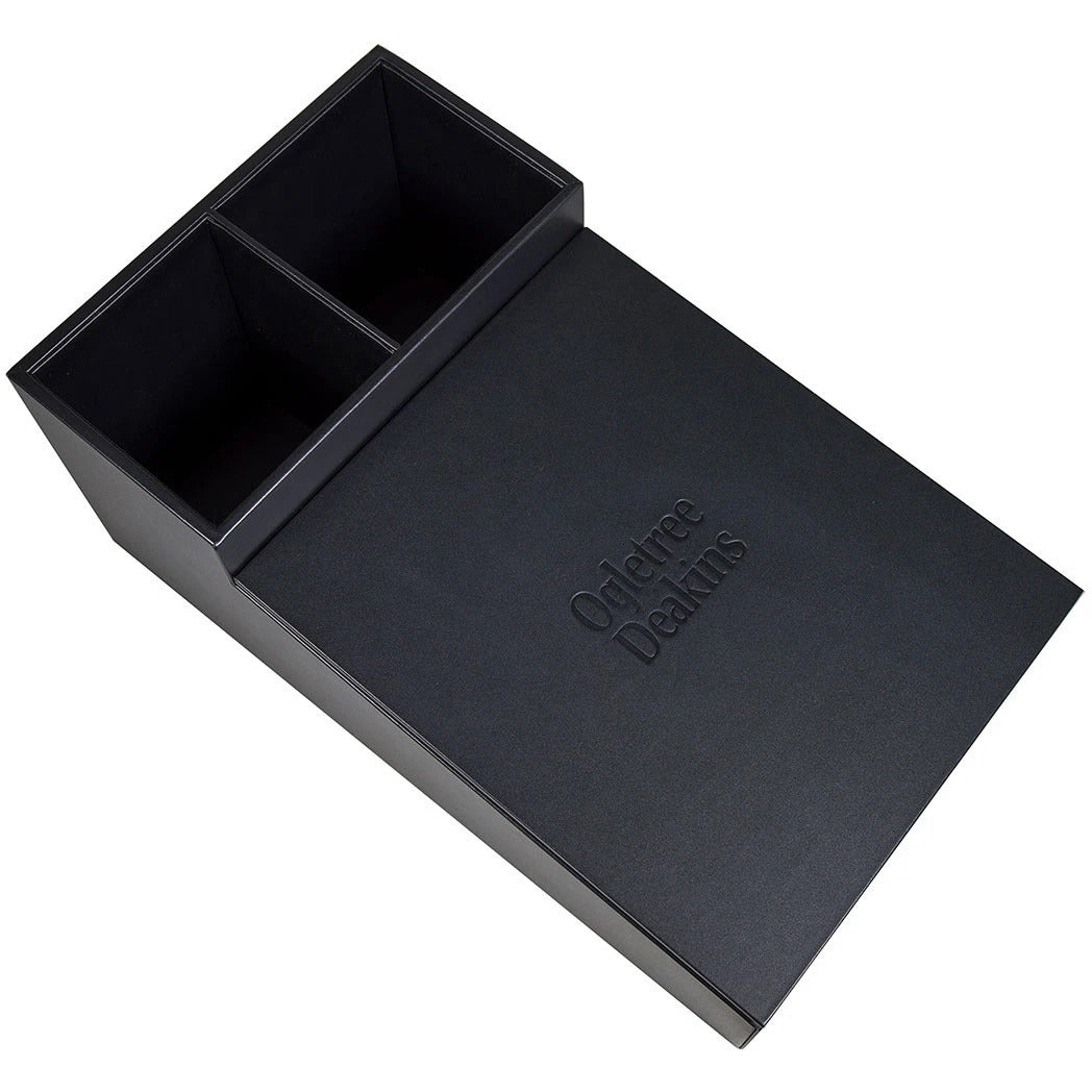 Dacasso Leatherette Coffee Condiment Organizer
