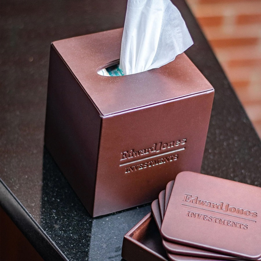 Dacasso Leatherette Tissue Box Cover