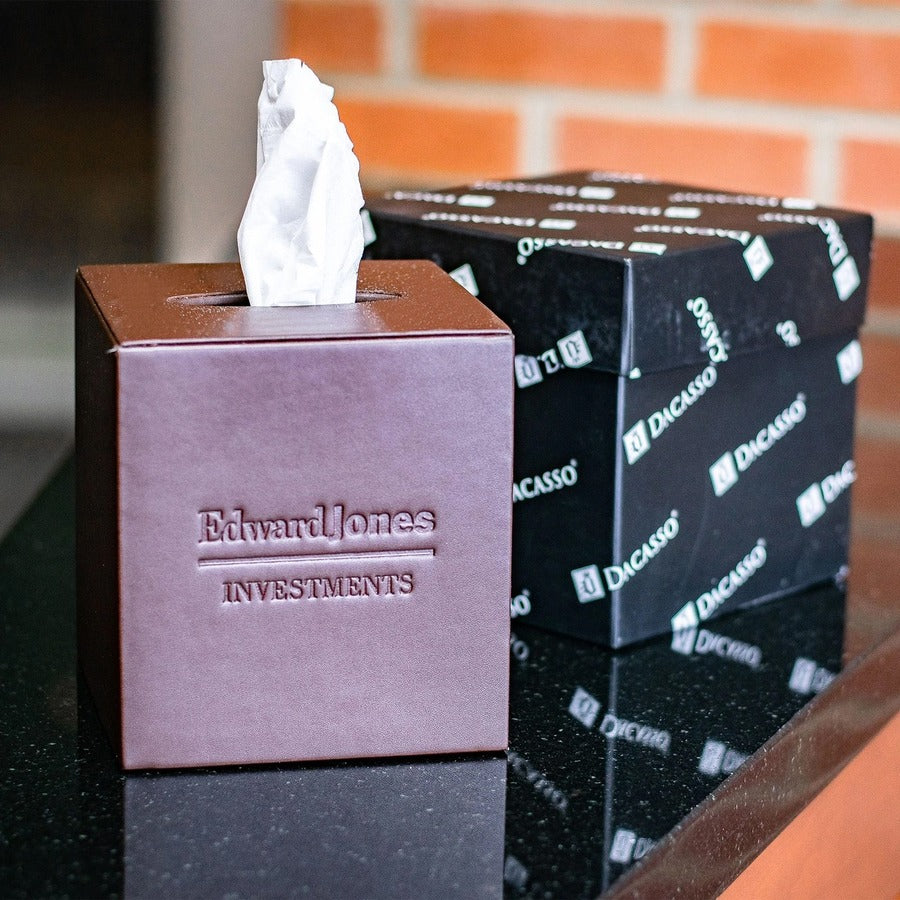 Dacasso Leatherette Tissue Box Cover
