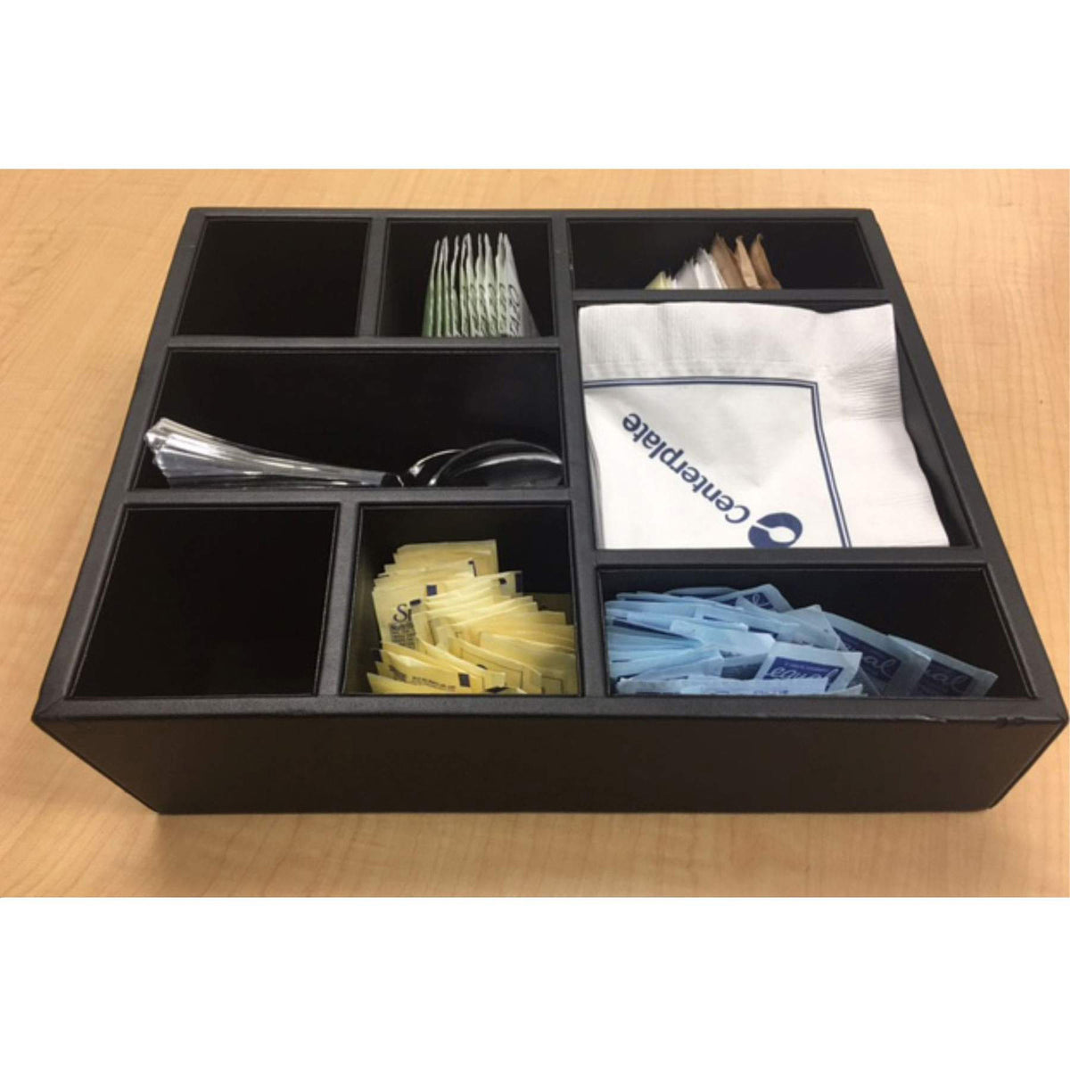 Dacasso Leatherette Condiment Tray