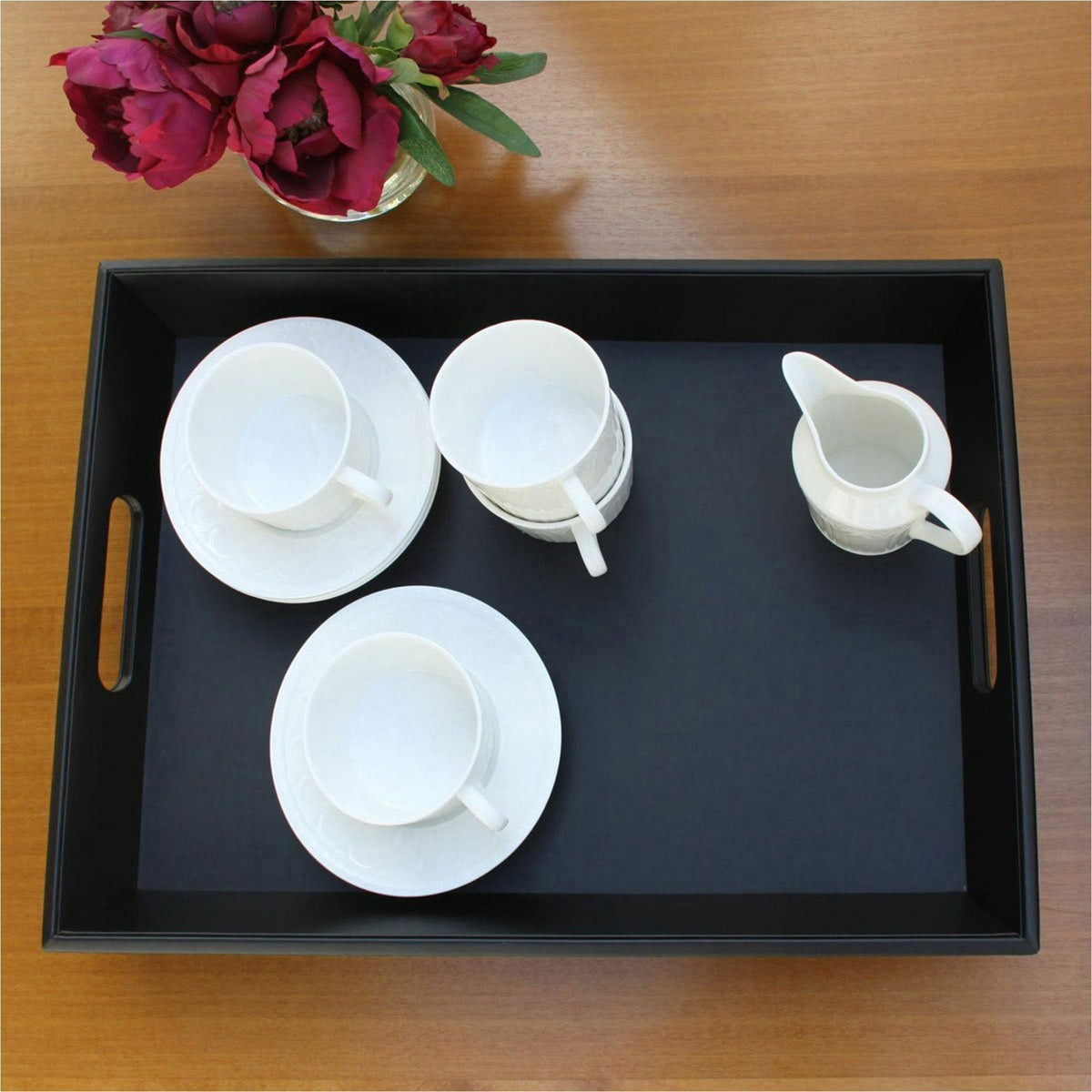 Dacasso Leather Serving Tray