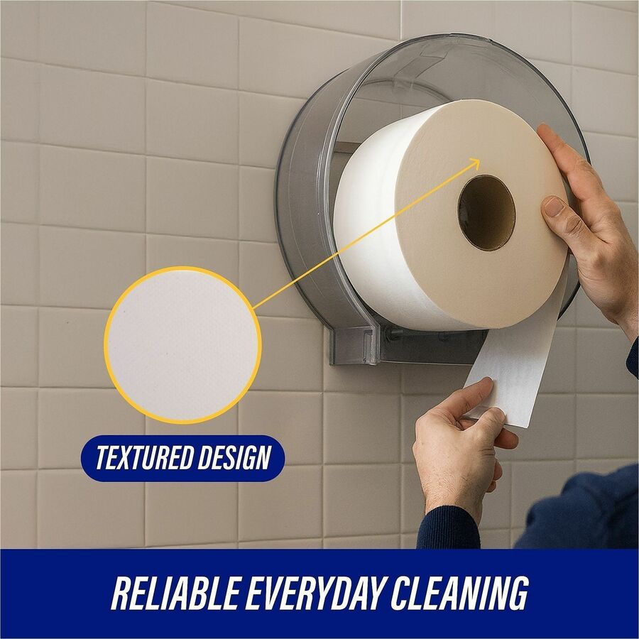 Genuine Joe Jumbo Jr Dispenser Bath Tissue Roll