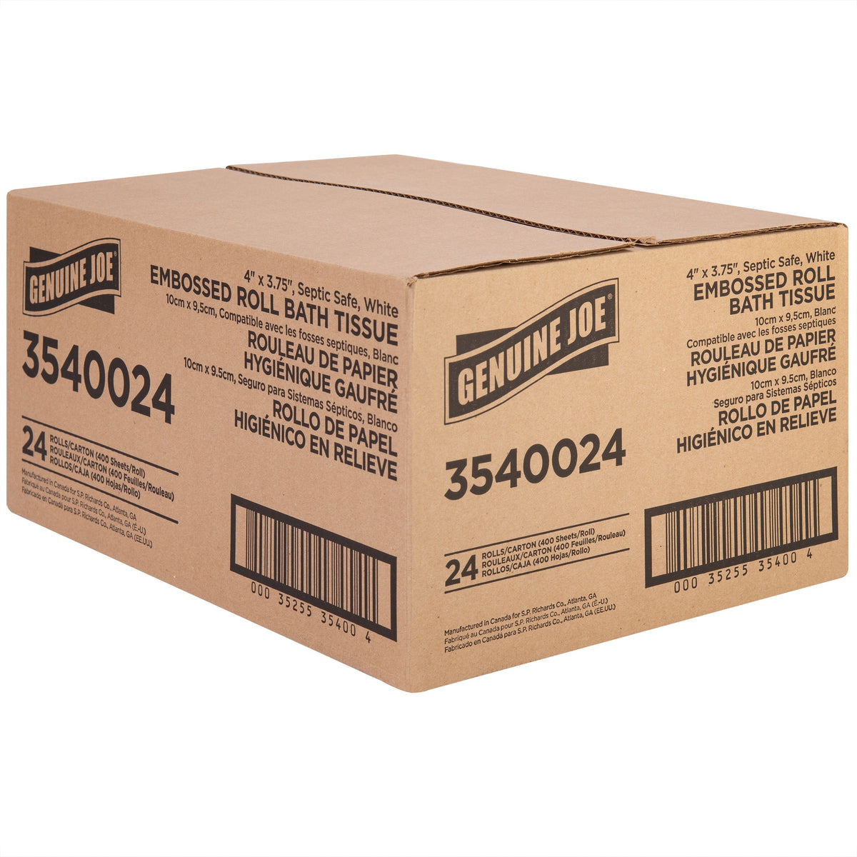 Genuine Joe 2-ply Bath Tissue Rolls