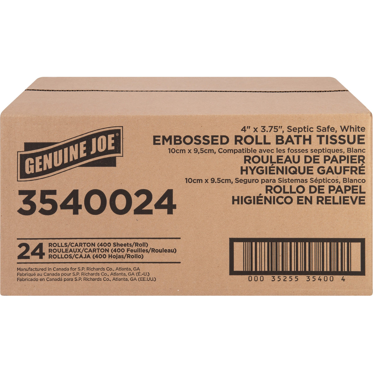 Genuine Joe 2-ply Bath Tissue Rolls