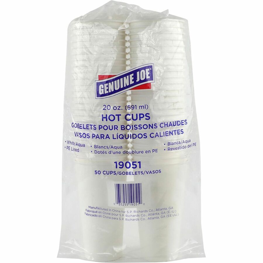 Genuine Joe 20 oz Disposable Hot Cups