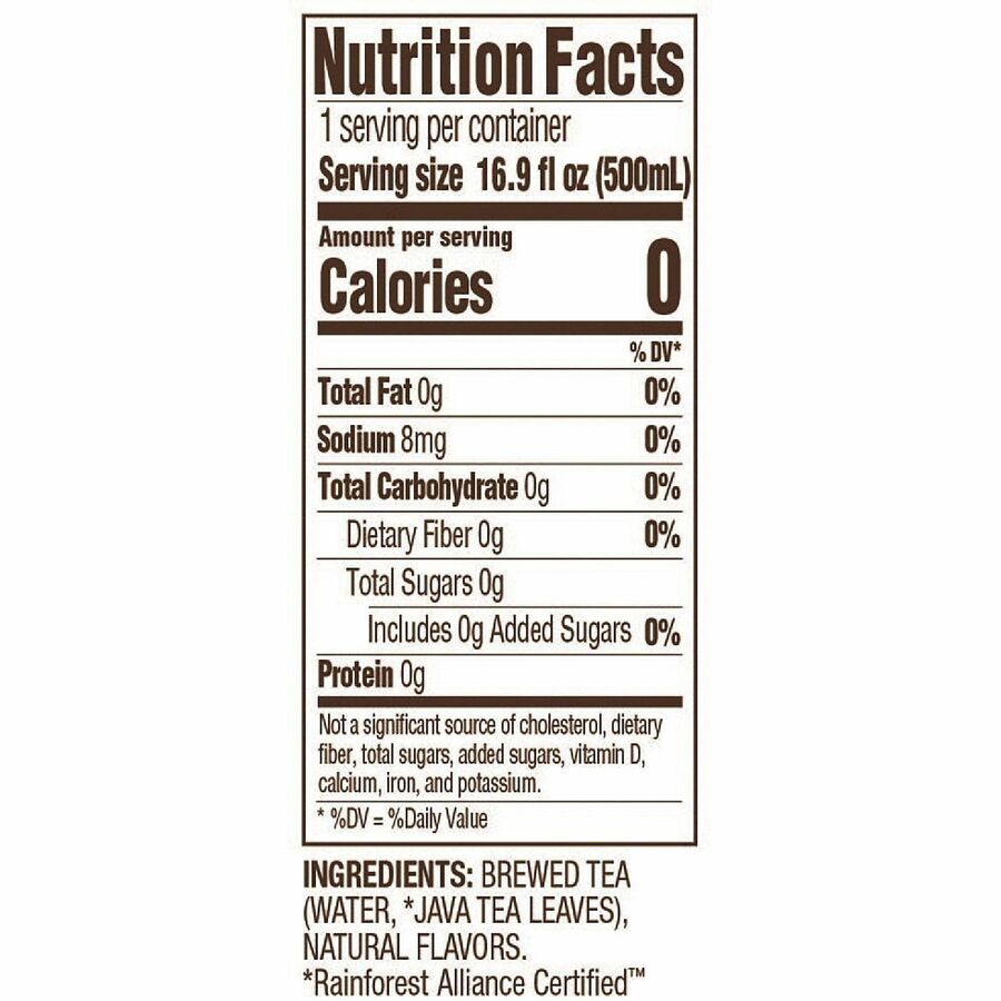 Tejava Mint Black Tea Bottle