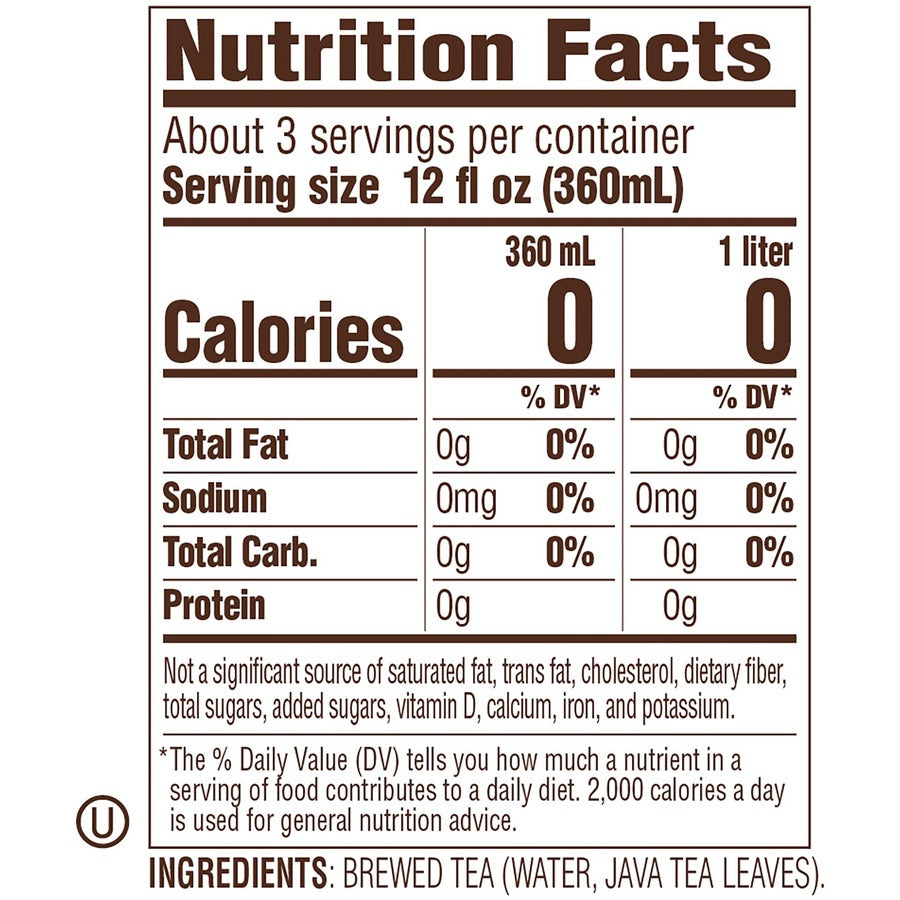 Tejava Original Black Tea Bottle