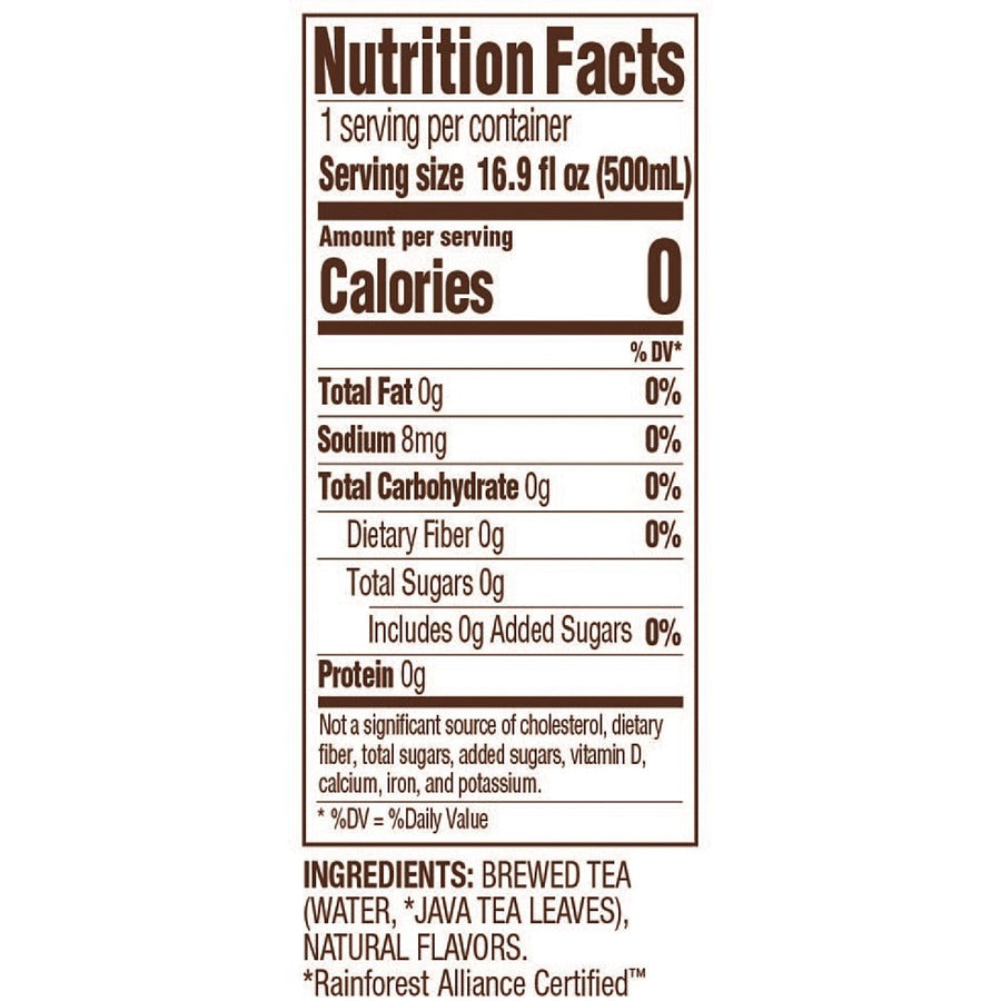 Tejava Peach Black Tea Bottle