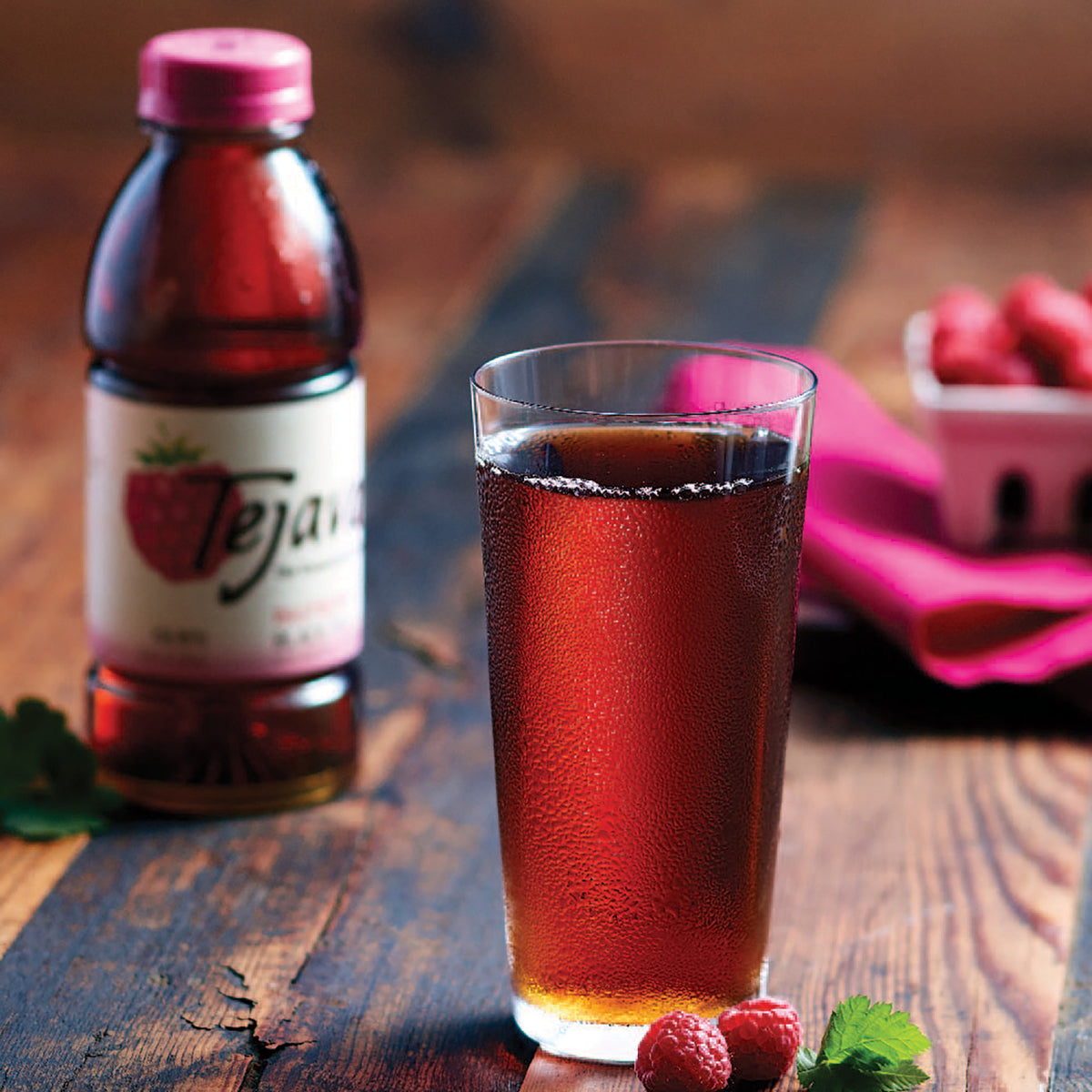Tejava Raspberry Black Tea Bottle