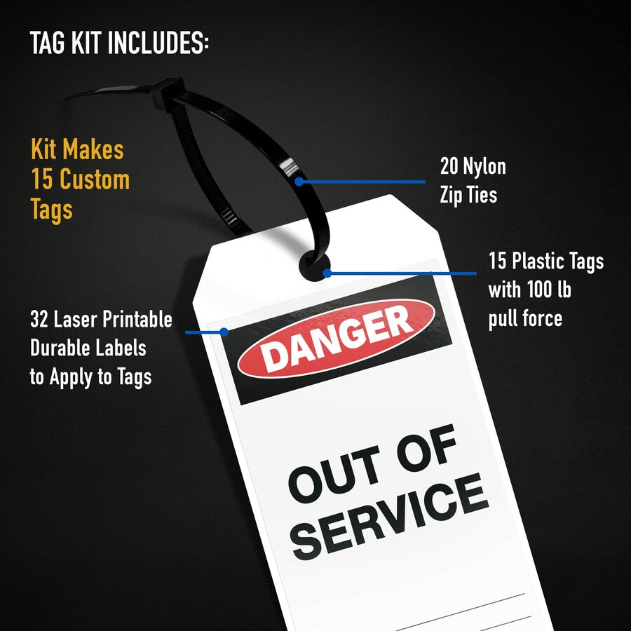 Avery® UltraDuty Hazard Warning Tag Kit
