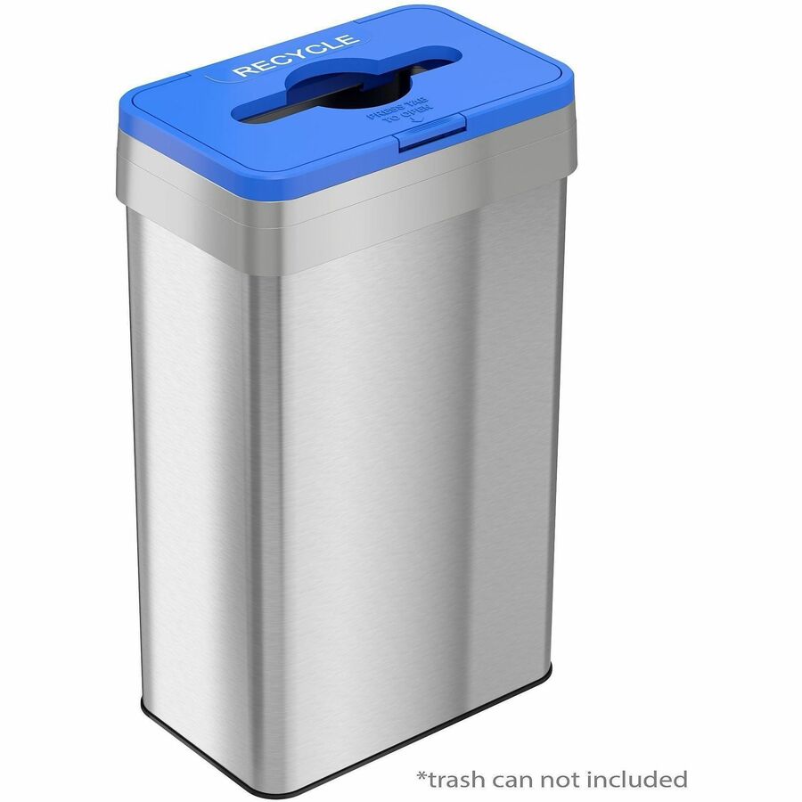 HLS Commercial Rectangular Open Top Recycle Bin/Lid