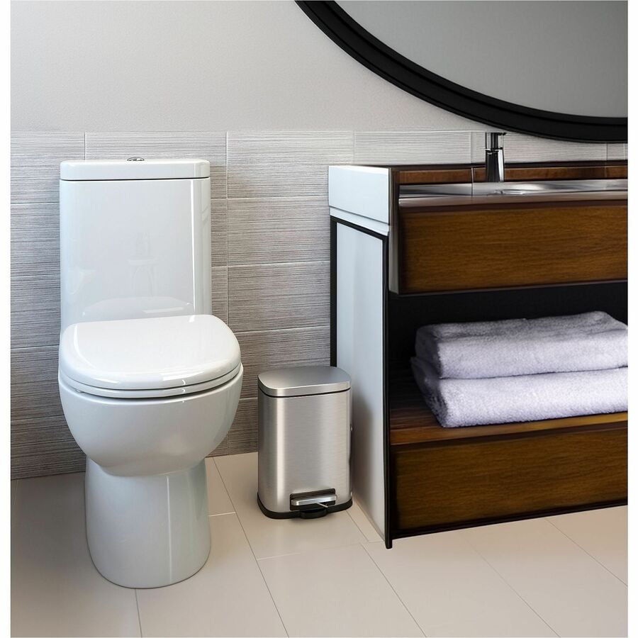 HLS Commercial Stainless Steel Soft Step Trash Can