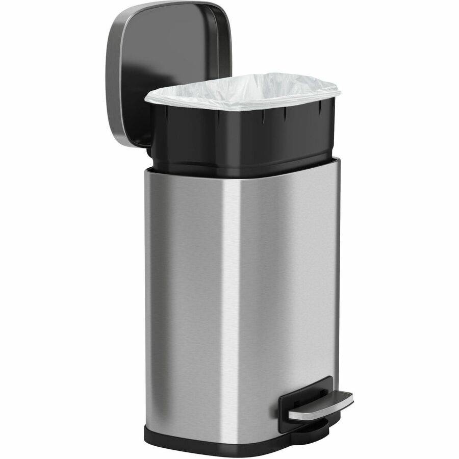 HLS Commercial Stainless Steel Soft Step Trash Can