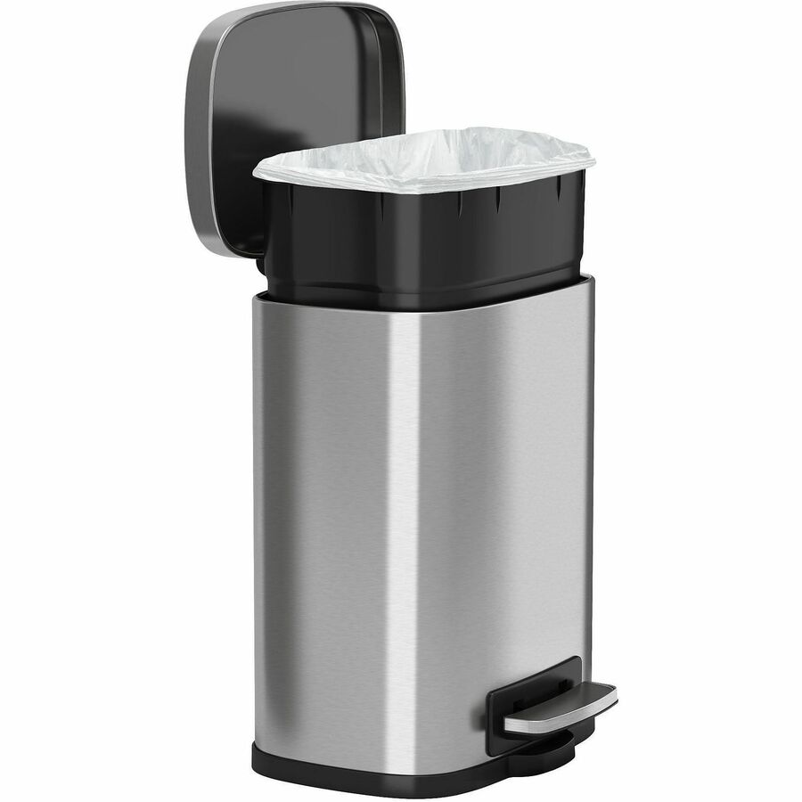 HLS Commercial Stainless Steel Soft Step Trash Can