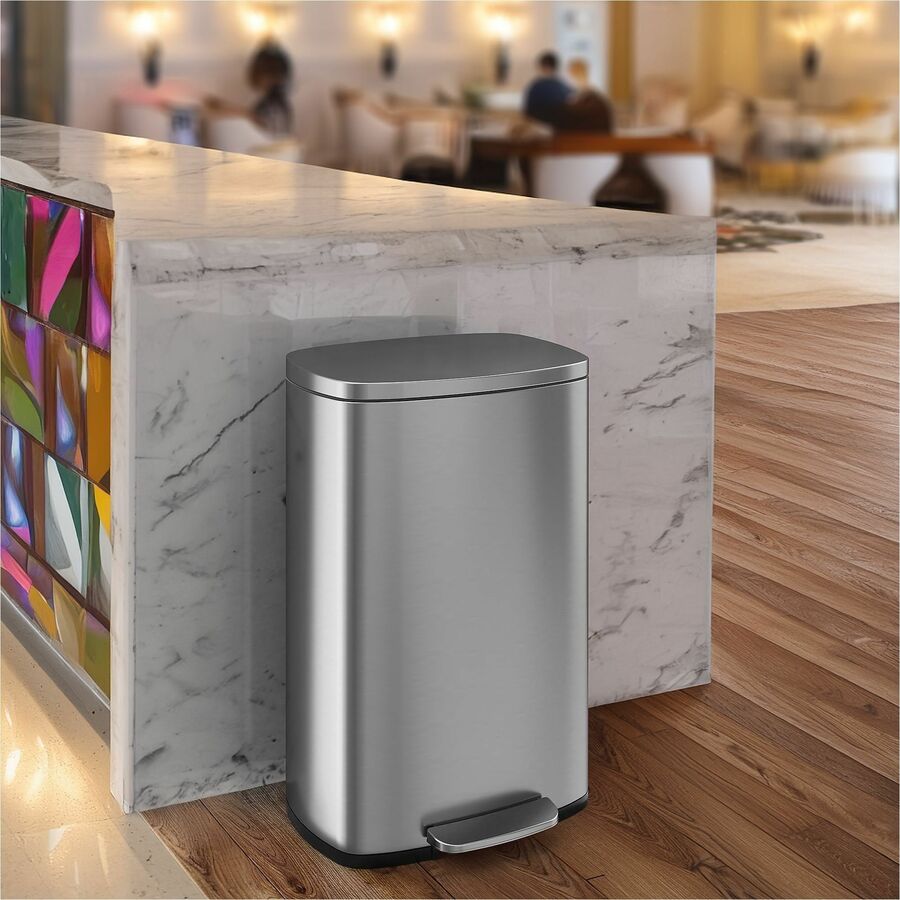 HLS Commercial Stainless Steel Soft Step Trash Can