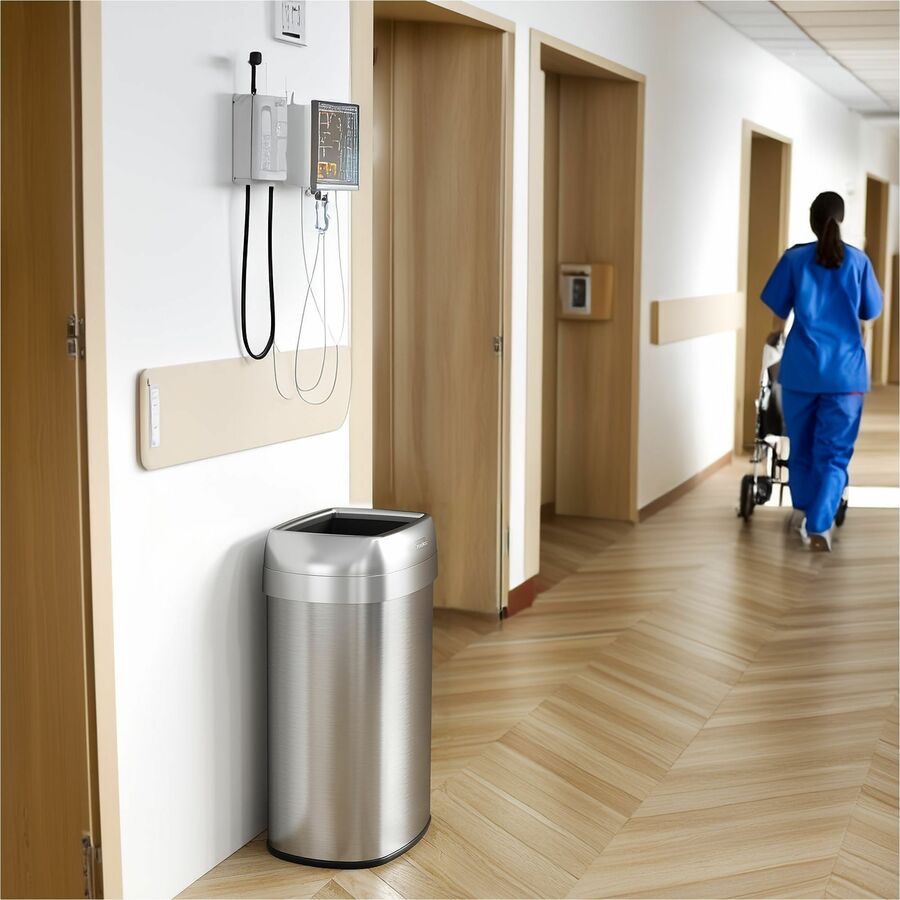 HLS Commercial Stainless Steel Open Top Trash Can