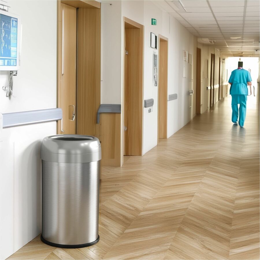 HLS Commercial Stainless Steel Open Top Trash Can